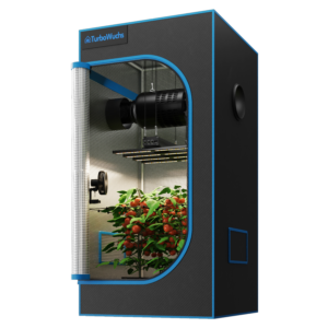 Turbowuchs Turbo3000 3x3 Smart Grow Tent Kit | Samsung Full-Spectrum LED, App Controller, VPD Climate Control & Ventilation